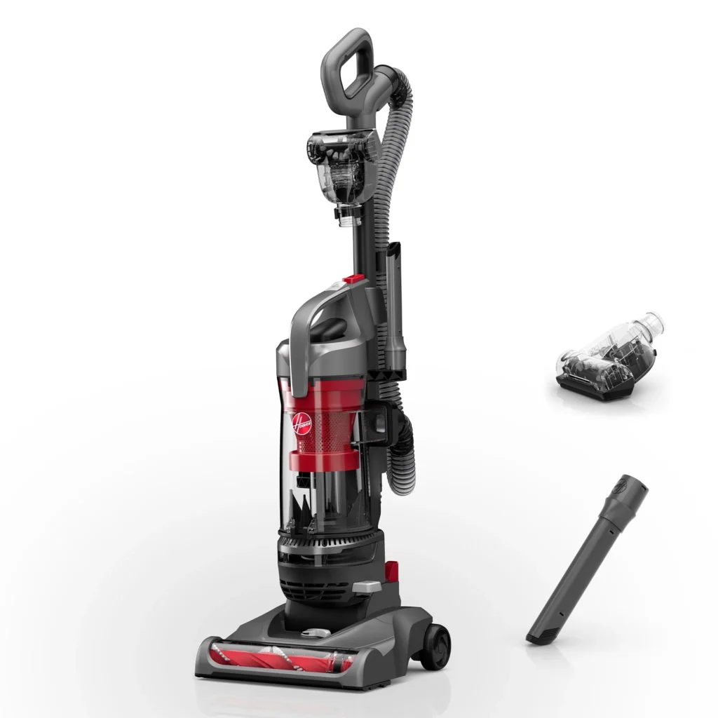 Hoover Rewind Pet Bagless Upright Vacuum – Auto Rewind β close-up detail of design and finish