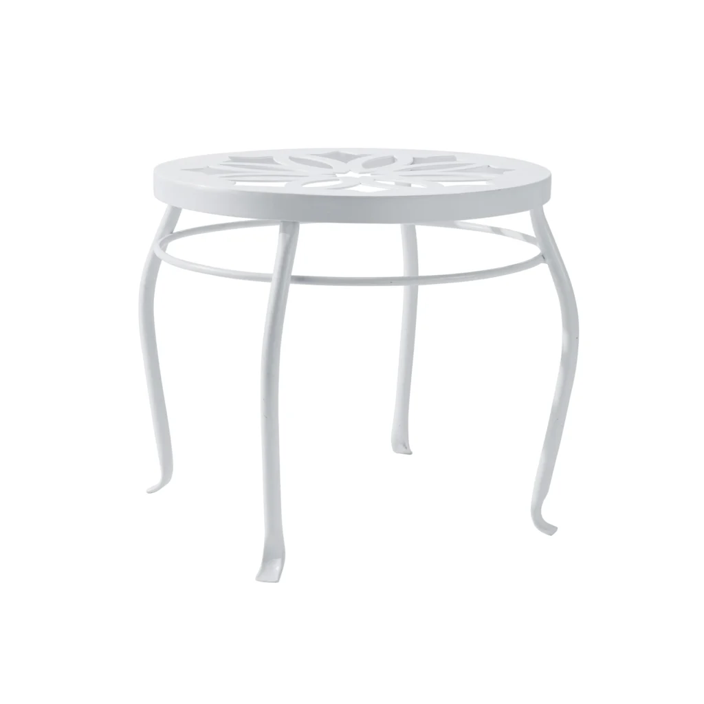 Mainstays Metal White Plant Stand – 9 inch Tall, Versatile Display