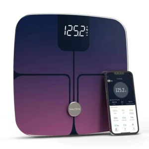 Nautica Body Tracker Plus Smart Scale – 12 Metrics with Hidden Display