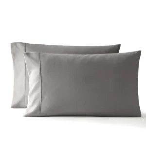 Serta So Soft Dark Gray Pillowcases King 2 Count