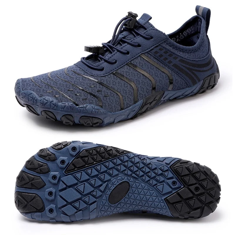 Stepedia Mens Womens Water Shoes Adult Quick Dry Aqua Shoes for Beach Swim River Lake Hiking Kayaking Surfing Navy