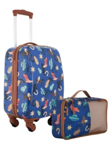 Wrangler 2pc Rolling Luggage Set Rodeo