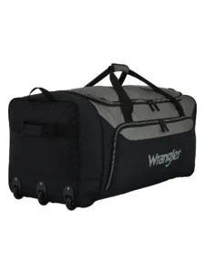 Wrangler 36″ Collapsible 3-Wheel Rolling Duffel – Locker Style