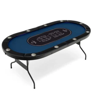 10 Player Poker Table No Assembly Required by Barrington Billiards Company