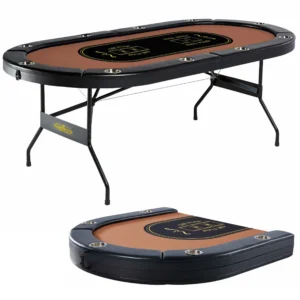 10 Player Poker Table No Assembly Required by Barrington Billiards Company