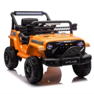 12V Kids Electric Vehicles Kids 12V Ride Electric Truck Car w Remote Control Four wheel Suspension USB Bluetooth Power display lights Battery Powered