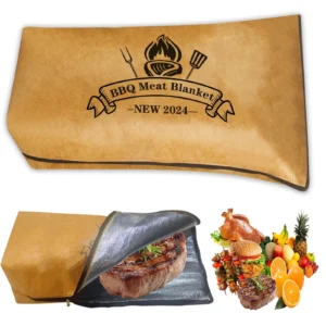 21 BBQ Insulated Smoker Bag – Black Oxford Fabric for Brisket