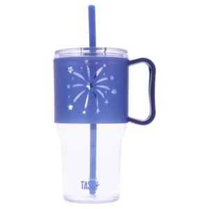 Acesine 40oz Tumbler with Blue Fire Design – Keeps Drinks Cold
