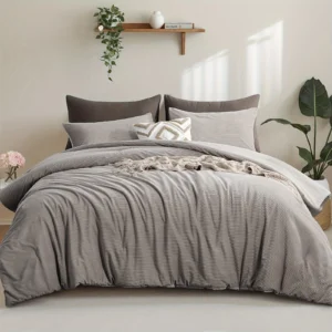 Aisbo Corduroy Warm Comforter Set Queen – 3-Piece Winter Deal