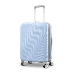 American Tourister Color Waves Carry On Suitcase – Icy Blue