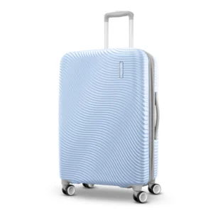 American Tourister Color Waves Carry On Suitcase – Icy Blue