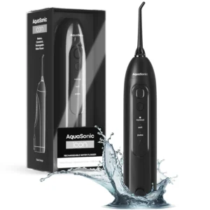 AquaSonic Precision Water Flosser with 5 Modes – 290ml Tank