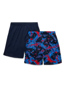 Athletic Works Boys Printed Performance Short Sizes 4 18 Husky
