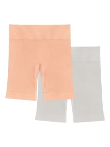 Athletic Works Girls Ribbed Biker Short 2 Pack – Sizes 4-18
