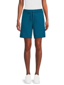 Athletic Works Women’s 9-Inch Bermuda Shorts – Soft French Terry