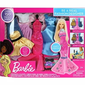 Barbie Design Your Own Doll Outfits – Fashion Set with 150+ Pieces