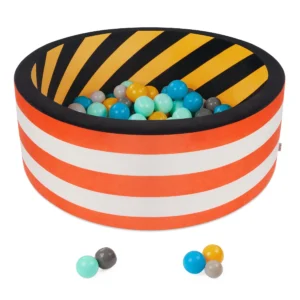 Battat Hop in Foam Indoor Ball Pit with 65 Balls and Washable Cover Toddler and Preschool Toys