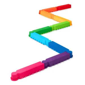 Battat Rainbow Ridge Balance Beams Active Playset with 10pcs Toddler and Preschool Toys