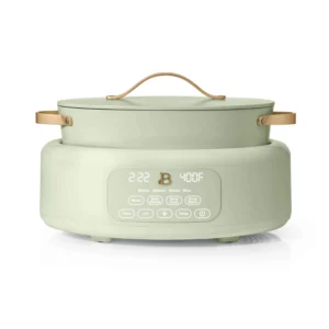 Beautiful 10-in-1 6 Qt Multi Cooker – Sage Green by Drew Barrymore