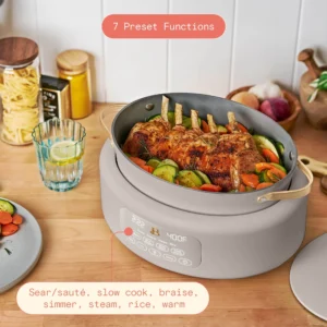 Beautiful 10-in-1 Multi Cooker – Drew Barrymore Porcini Taupe