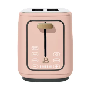 Beautiful 2 Slice Toaster with Touch Activated Display White Icing by Drew Barrymore