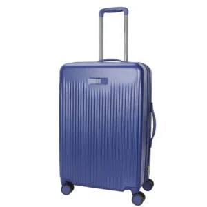 Beautiful 28 Checked Hardside Luggage Nightshadow Blue