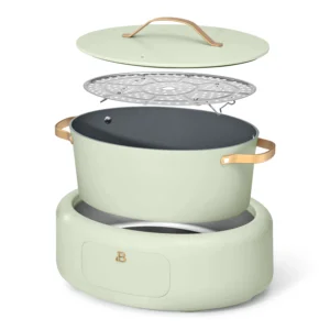 Beautiful 6 Qt Multi Cooker 10-in-1 by Drew Barrymore – Sage Green