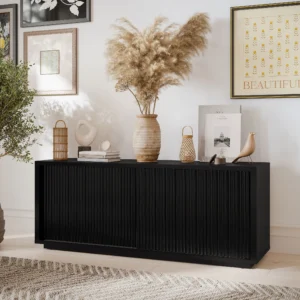 Beautiful Drew Barrymore Thyme Green Bar Cabinet – $114