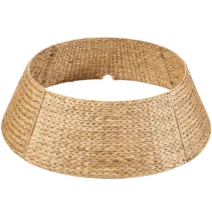 Best Choice Products Woven Hyacinth Christmas Tree Collar – Cord Cut Out