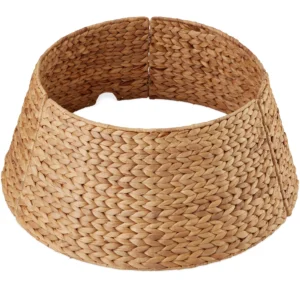 Best Choice Products Woven Hyacinth Christmas Tree Collar – Cord Cut Out