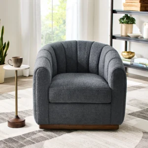 Better Homes Gardens Lillian Accent Chair Charcoal Boucle