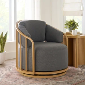 Better Homes Gardens Lillian Accent Chair Charcoal Boucle