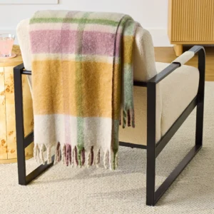 BHG Faux Mohair Throw Beige – $9.97