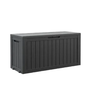 Bifanuo 80 Gallon Resin Deck Box – Waterproof Outdoor Storage with Lock