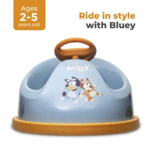 Bluey 6V Bumper Car Ride On – Toddler Fun Indoor/Outdoor