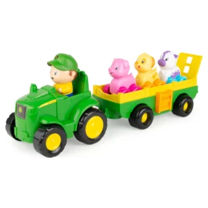 Bright Starts John Deere Pop N Ride Wagon – Interactive Ride-On Toy