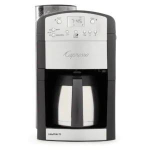 Capresso 5-Cup Mini Drip Coffee Maker – Auto Pause & Serve, Reusable Filter