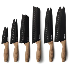 CAROTE 12pc Knife Set – Stainless Steel Kitchen Blades