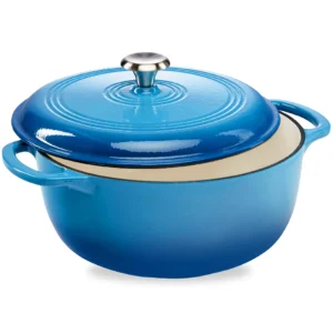 Carote 5QT Enamel Cast Iron Dutch Oven – Easy Clean Red
