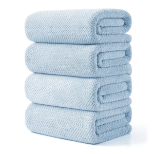 Casa Platino Quick Dry 24-Piece Towel Set – Aqua Sky