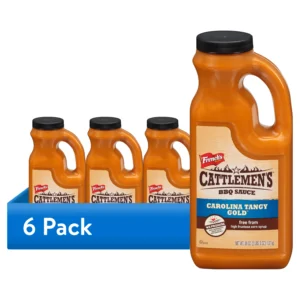 Cattlemen’s Carolina Tangy Gold BBQ Sauce 6-Pack – Tangy & Sweet