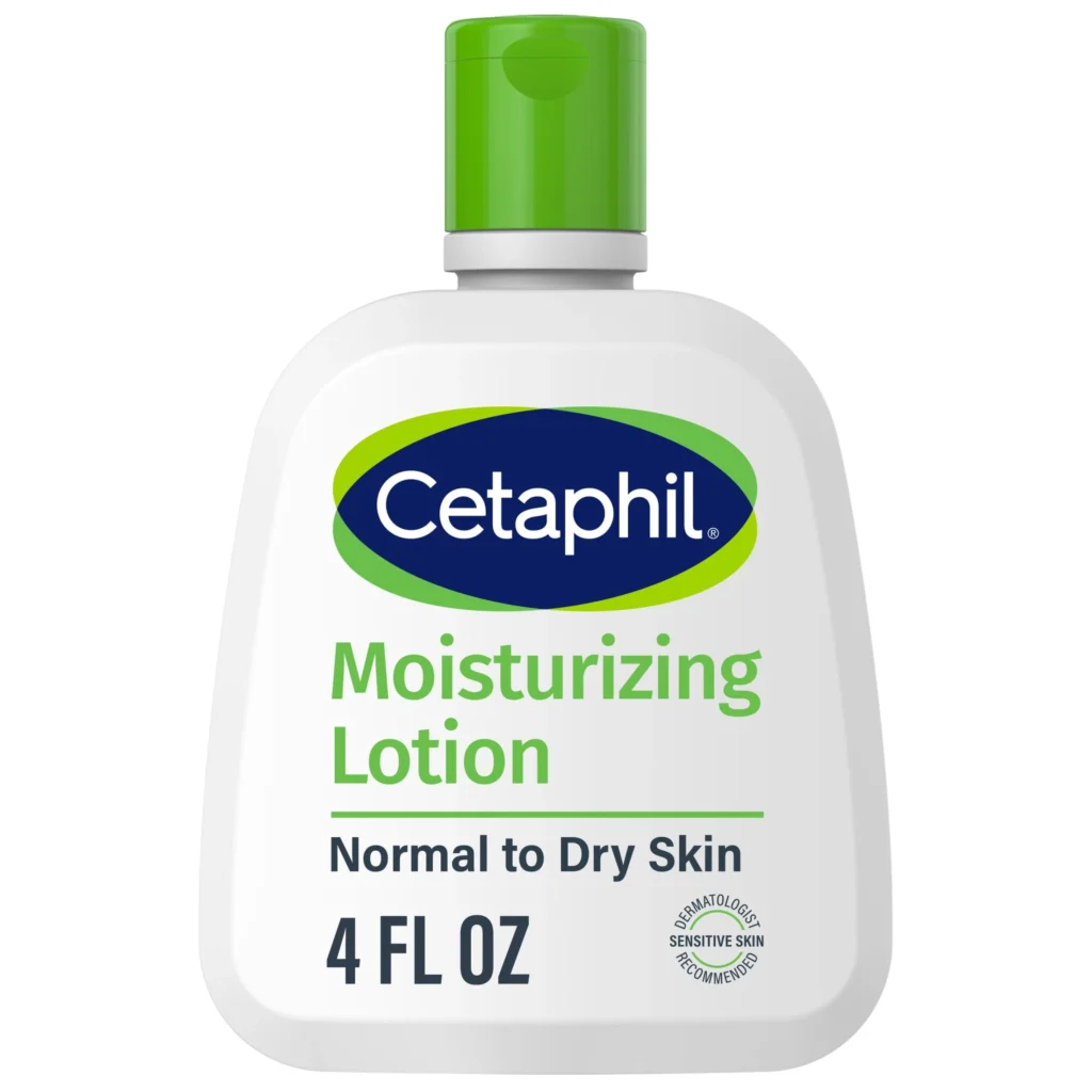 Cetaphil Moisturizing Lotion Hydrating Lotion for All Skin Types Sensitive Skin 4 oz