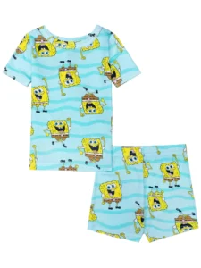 Character Toddler Tee and Shorts Viscose Pajama Set 2 Piece Sizes 12M 5T