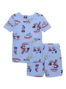 Character Toddler Viscose Pajama Set – 2-Piece Tee & Shorts