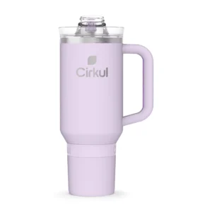 Cirkul 40oz Insulated Tumbler – StrawSip Lid & Handle, Lilac