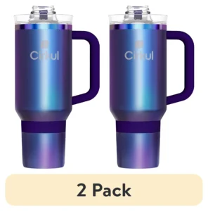 Cirkul 40oz Insulated Tumbler with Straw – Lilac Light Purple