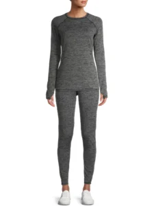 ClimateRight by Cuddl Duds Plush Base Layer Leggings – Warm & Cozy