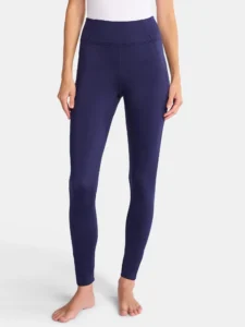 ClimateRight by Cuddl Duds Women’s Plush Base Layer Leggings – Ultra-Warm