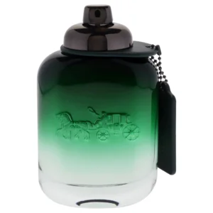 Coach Men’s Green EDT 3.4 oz – Long-lasting Citrus Scent