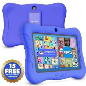 Contixo 7 Kids Tablet – 50 Free Disney eBooks, 32GB, Dark Blue